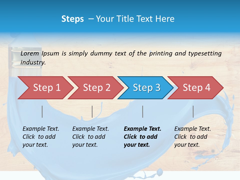 Guide Plywood Board PowerPoint Template