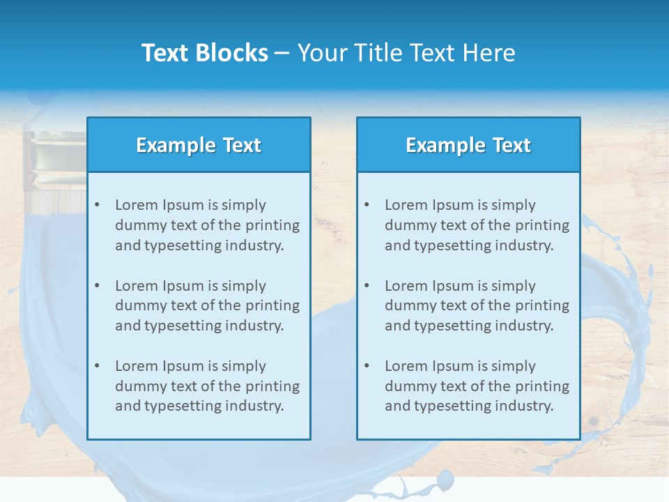 Guide Plywood Board PowerPoint Template
