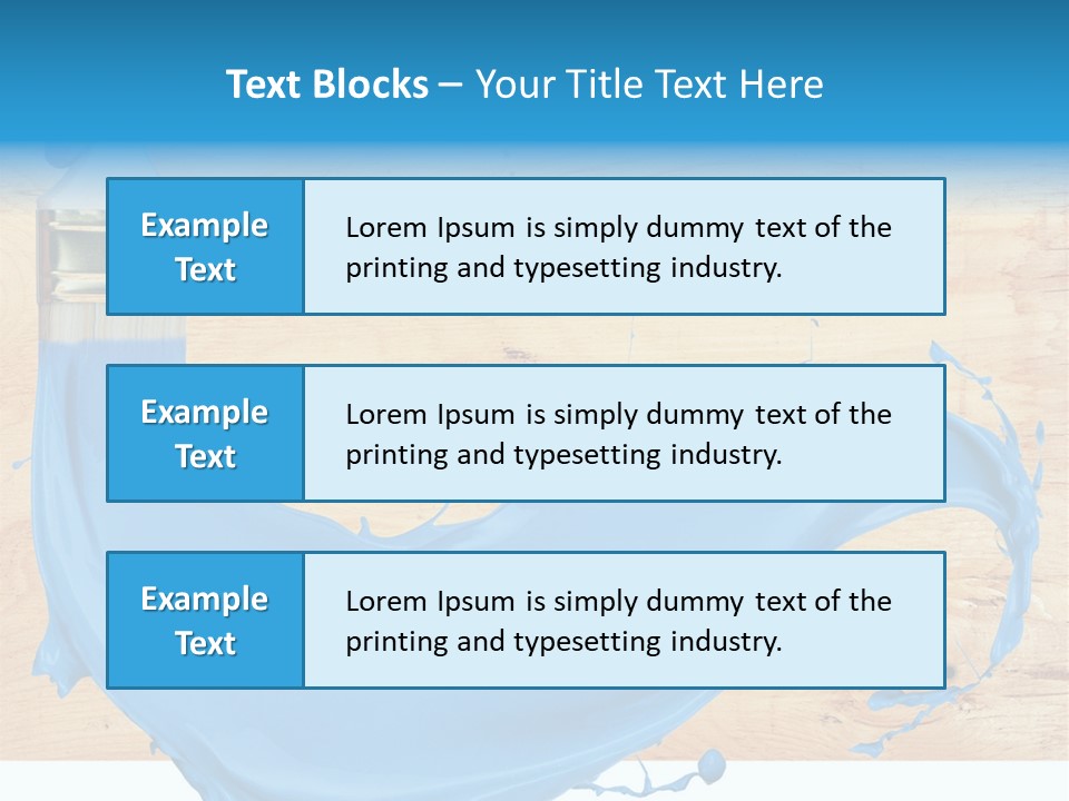 Guide Plywood Board PowerPoint Template