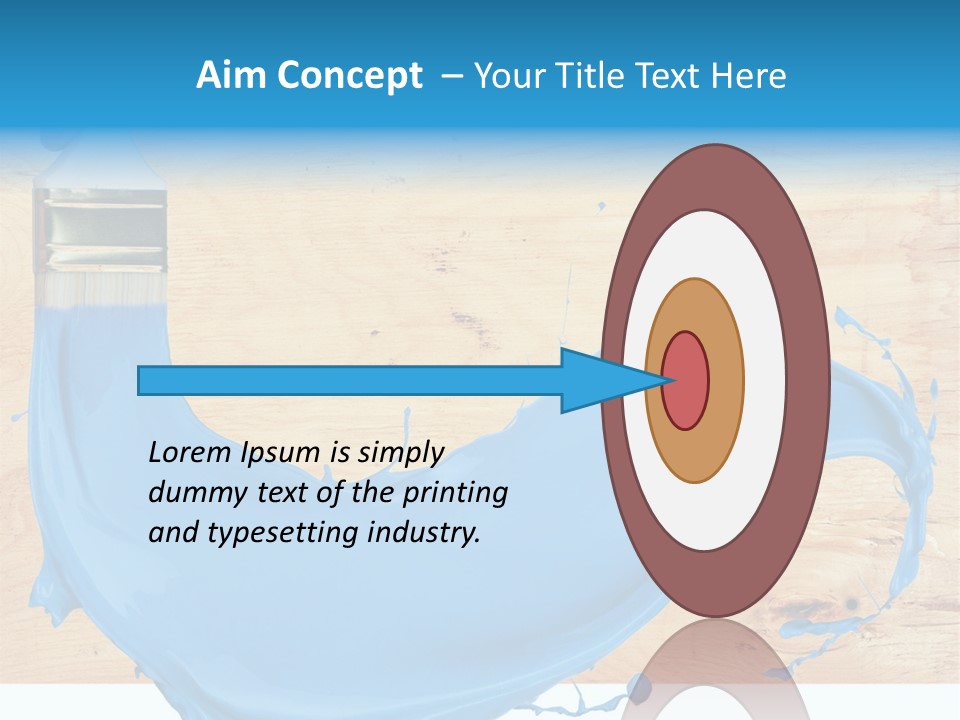Guide Plywood Board PowerPoint Template