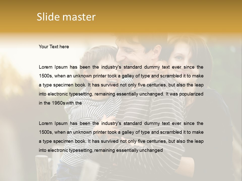 Nature Forest View PowerPoint Template