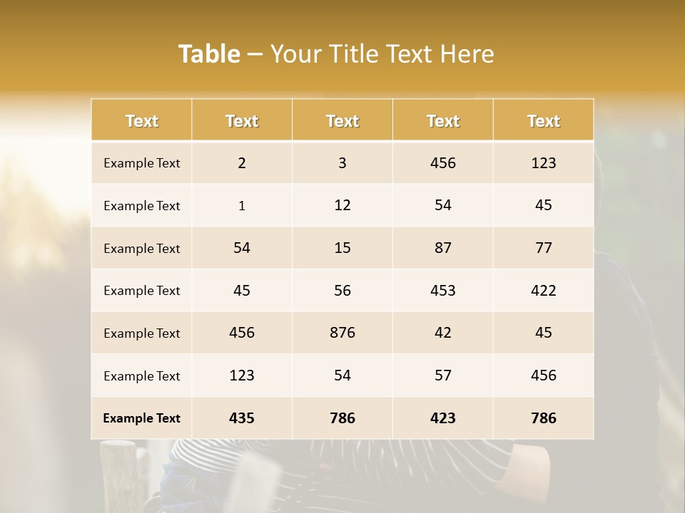 Nature Forest View PowerPoint Template