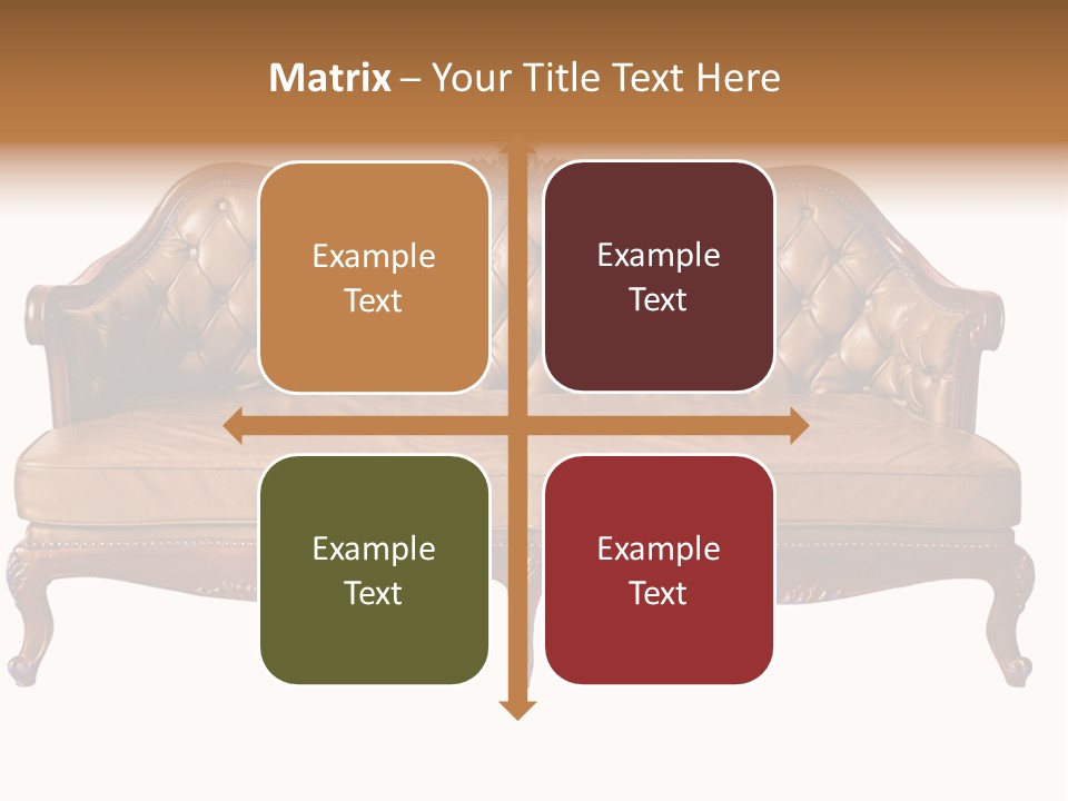 Decor Baroque Sofa PowerPoint Template