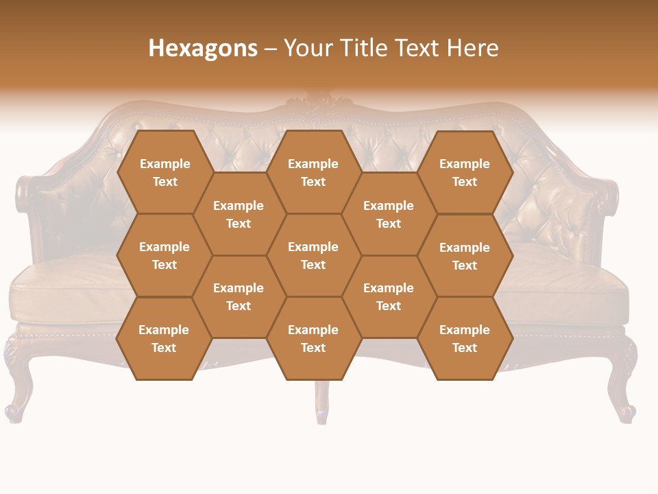 Decor Baroque Sofa PowerPoint Template