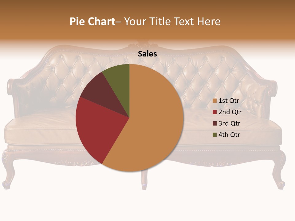 Decor Baroque Sofa PowerPoint Template