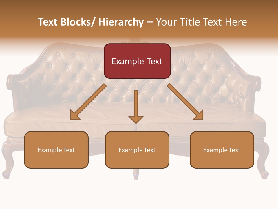 Decor Baroque Sofa PowerPoint Template