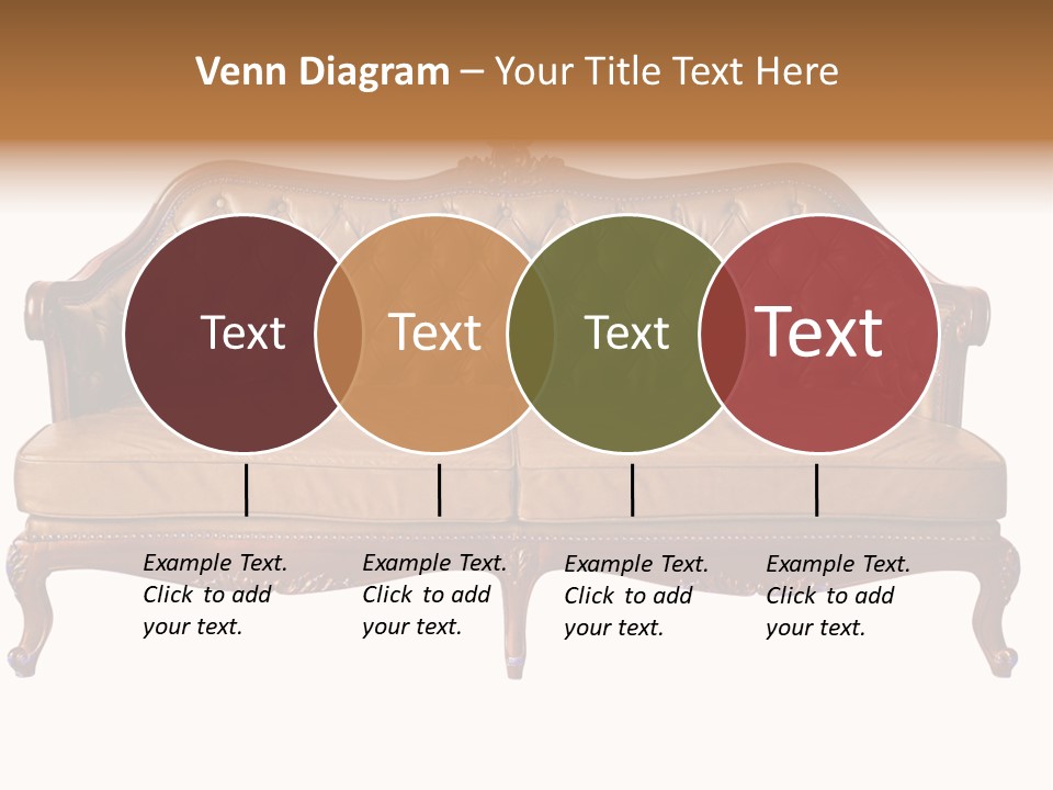 Decor Baroque Sofa PowerPoint Template