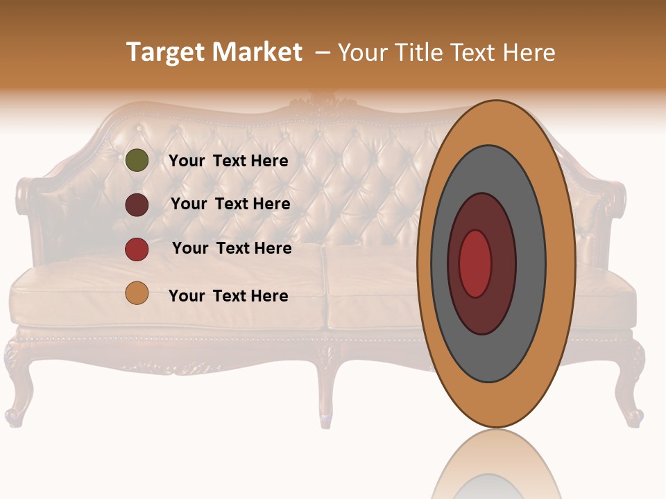 Decor Baroque Sofa PowerPoint Template