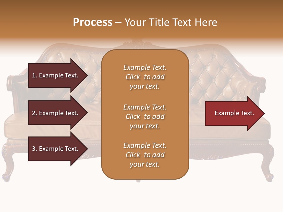 Decor Baroque Sofa PowerPoint Template