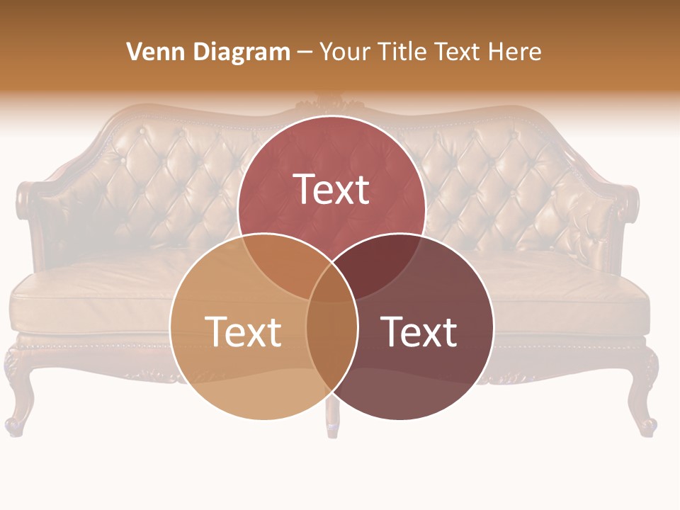 Decor Baroque Sofa PowerPoint Template