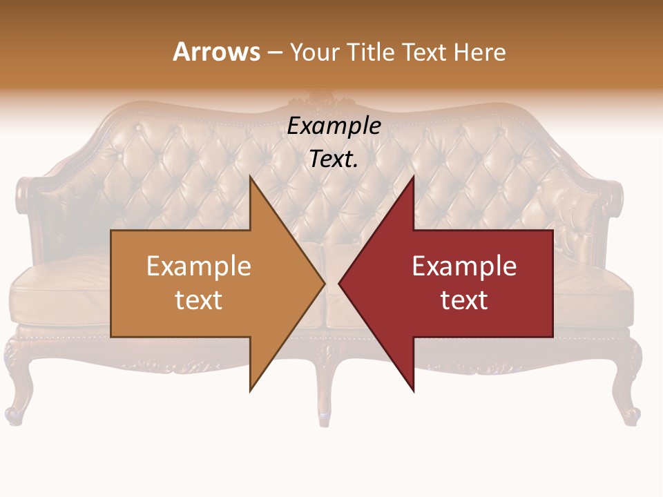 Decor Baroque Sofa PowerPoint Template