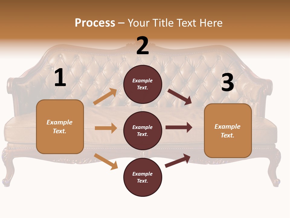 Decor Baroque Sofa PowerPoint Template