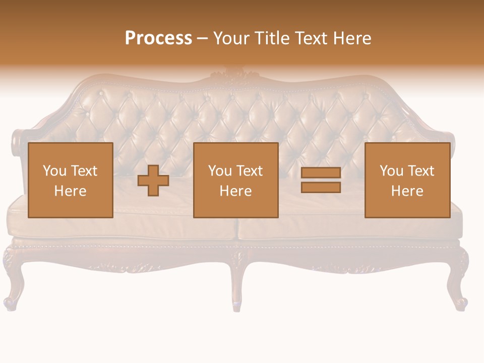 Decor Baroque Sofa PowerPoint Template