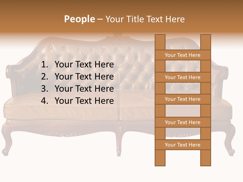 Decor Baroque Sofa PowerPoint Template