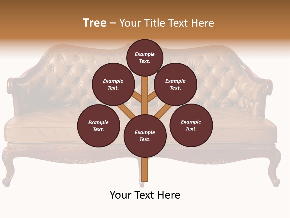 Decor Baroque Sofa PowerPoint Template