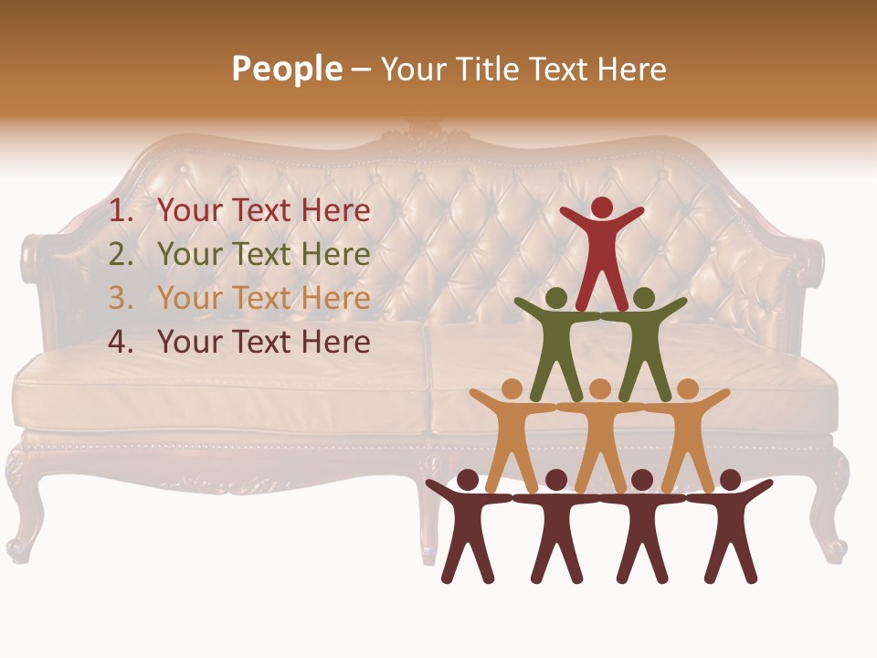 Decor Baroque Sofa PowerPoint Template
