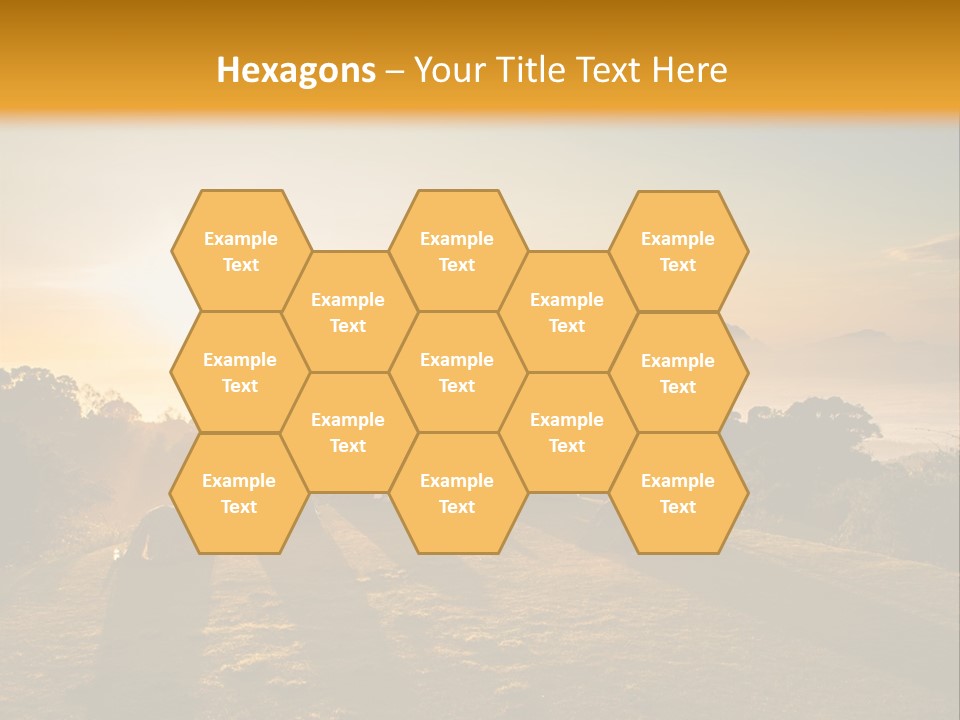 Sunshine Color Sunset PowerPoint Template