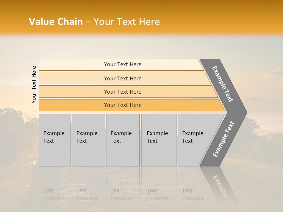 Sunshine Color Sunset PowerPoint Template