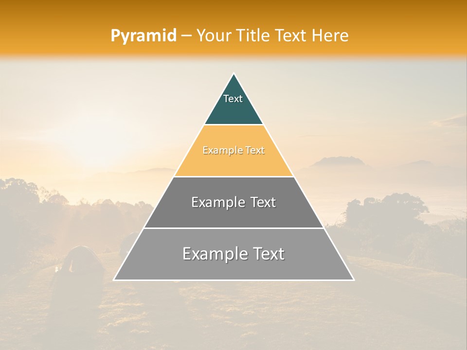 Sunshine Color Sunset PowerPoint Template