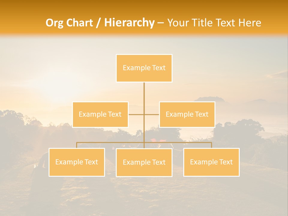 Sunshine Color Sunset PowerPoint Template