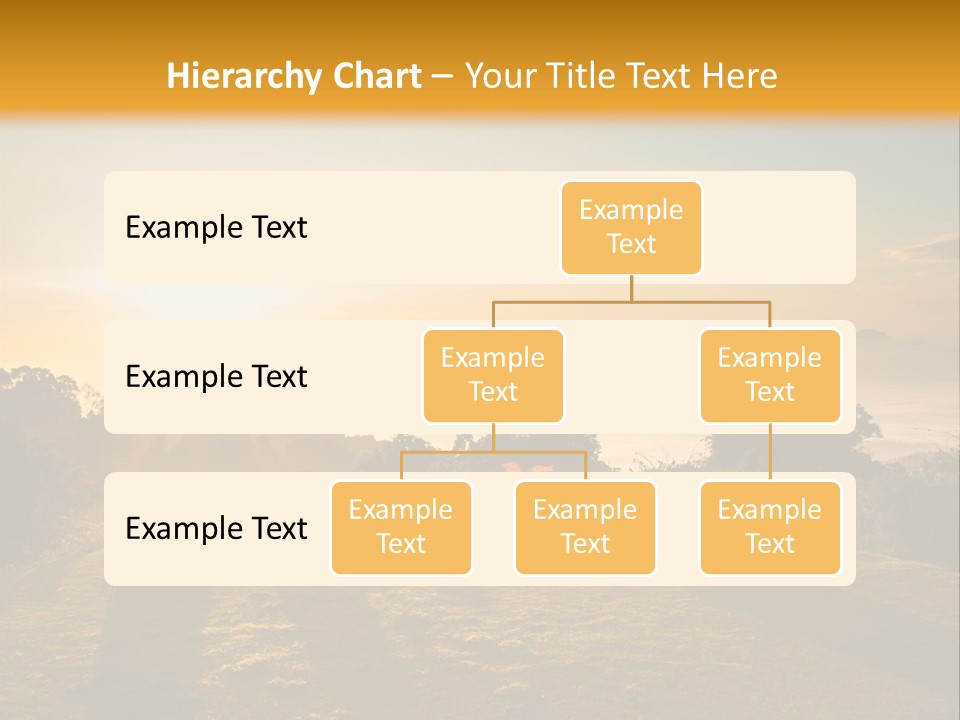 Sunshine Color Sunset PowerPoint Template
