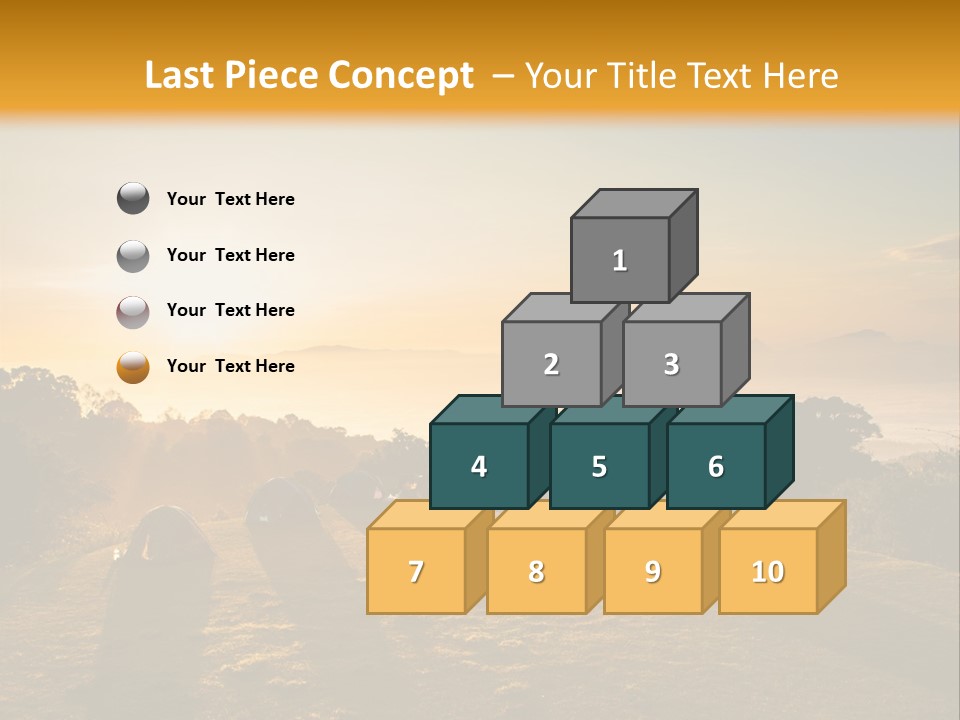 Sunshine Color Sunset PowerPoint Template