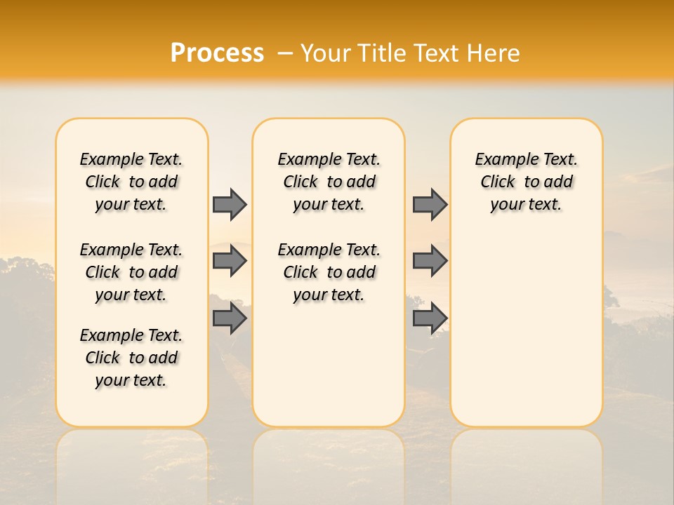 Sunshine Color Sunset PowerPoint Template
