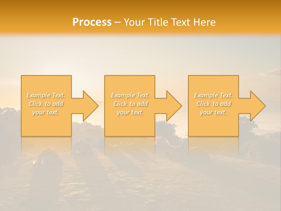 Sunshine Color Sunset PowerPoint Template