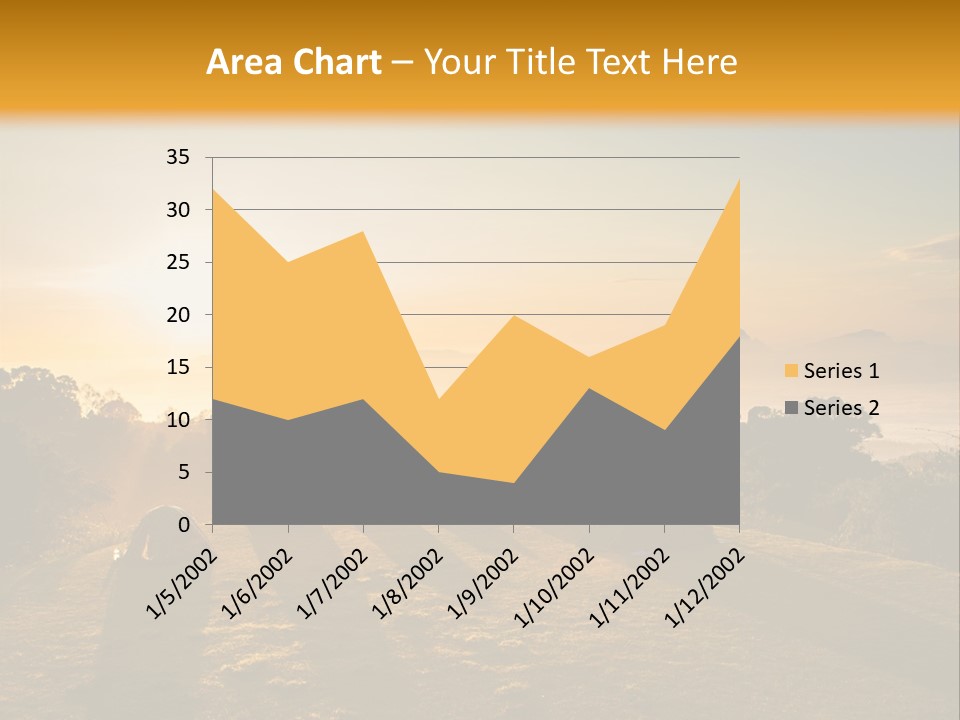 Sunshine Color Sunset PowerPoint Template