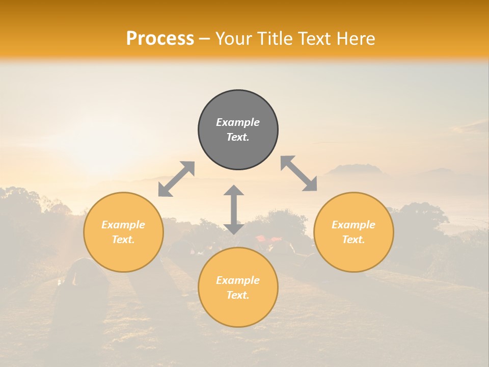 Sunshine Color Sunset PowerPoint Template