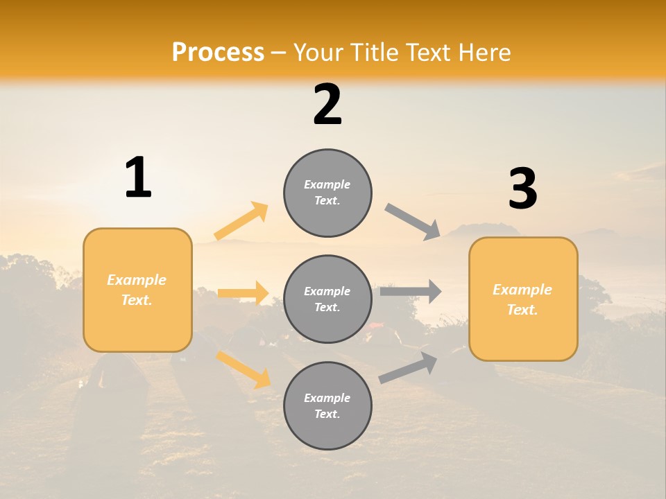 Sunshine Color Sunset PowerPoint Template