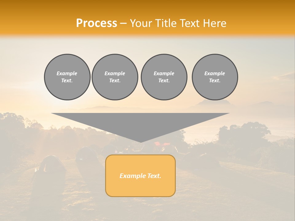 Sunshine Color Sunset PowerPoint Template