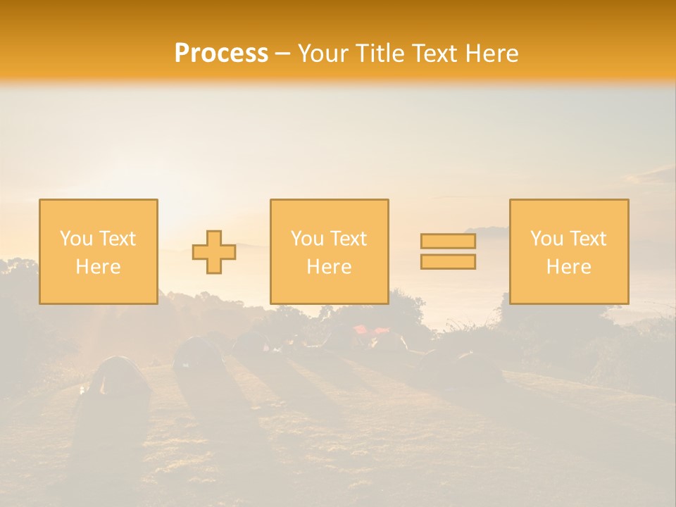 Sunshine Color Sunset PowerPoint Template