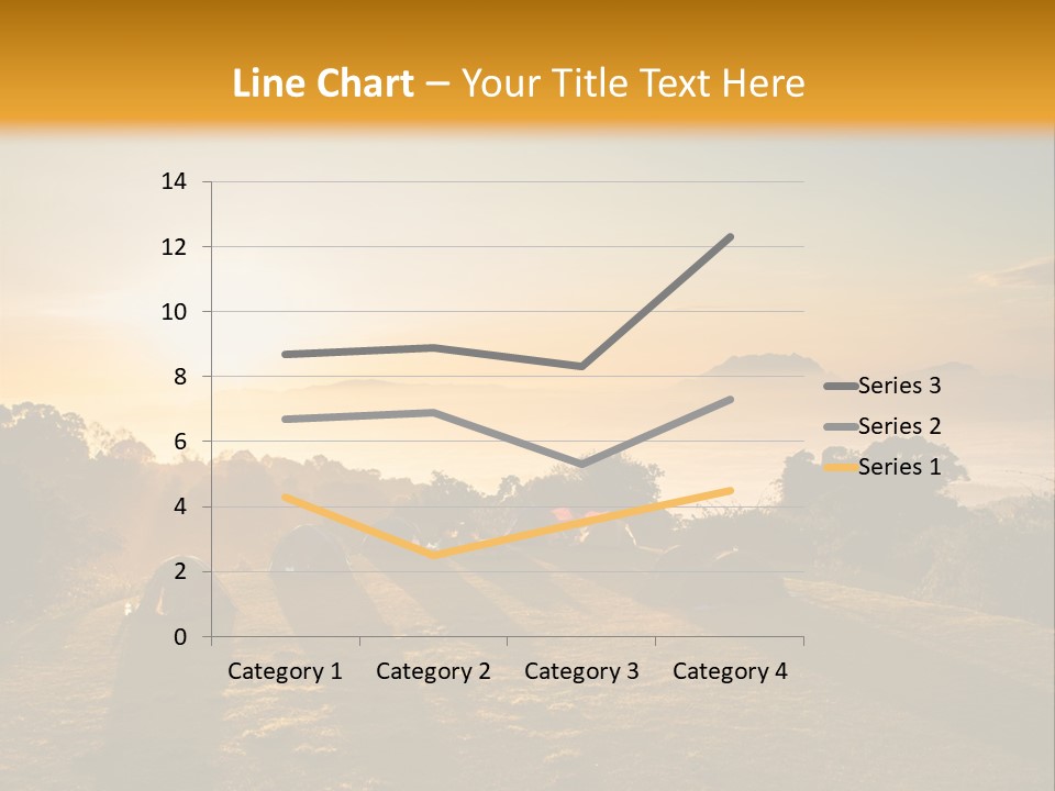 Sunshine Color Sunset PowerPoint Template