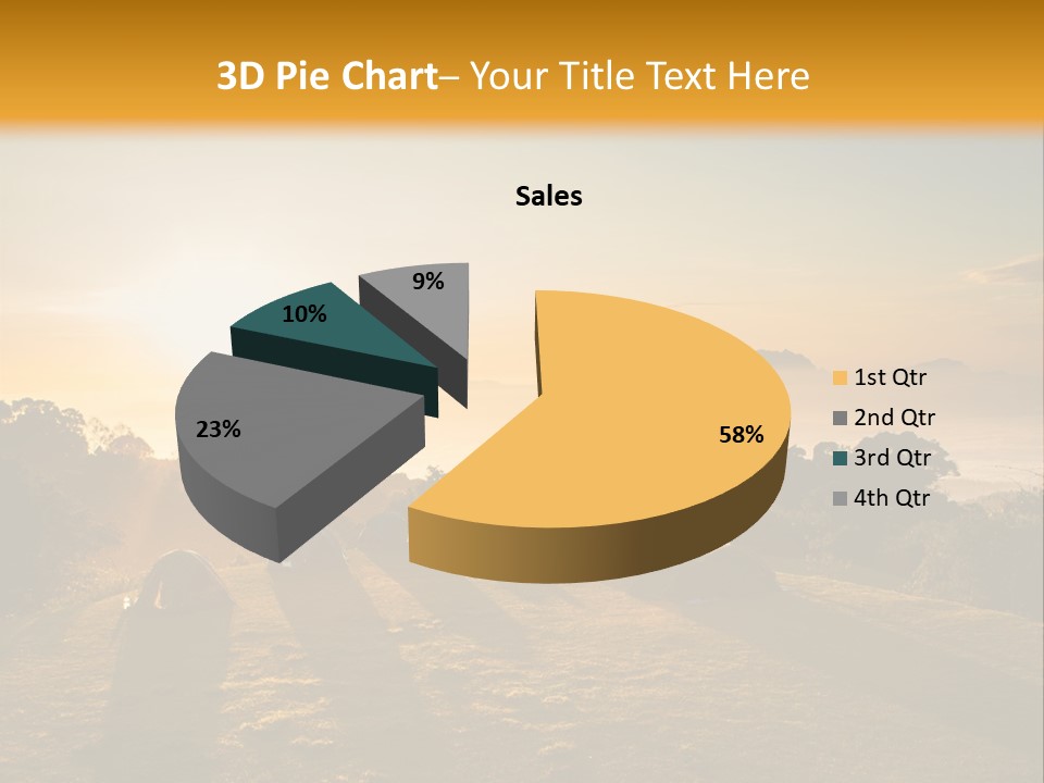 Sunshine Color Sunset PowerPoint Template