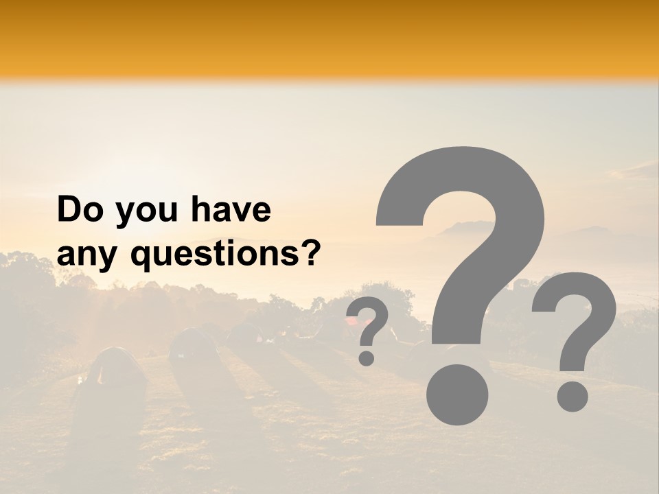 Sunshine Color Sunset PowerPoint Template