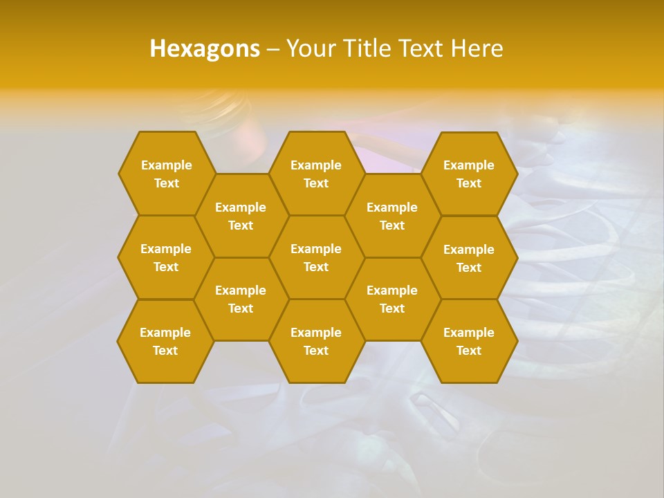 A Medical Powerpoint Presentation With A Highlighted Image PowerPoint Template