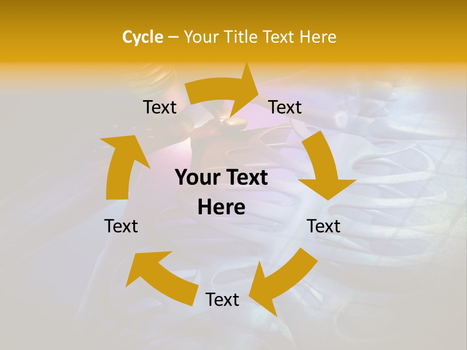 A Medical Powerpoint Presentation With A Highlighted Image PowerPoint Template
