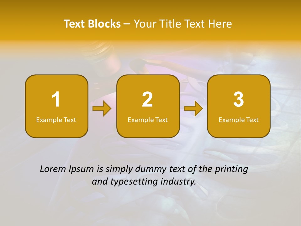 A Medical Powerpoint Presentation With A Highlighted Image PowerPoint Template