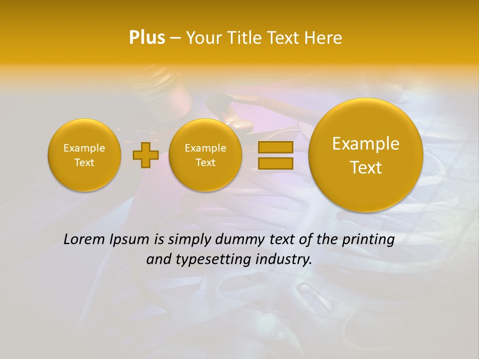 A Medical Powerpoint Presentation With A Highlighted Image PowerPoint Template