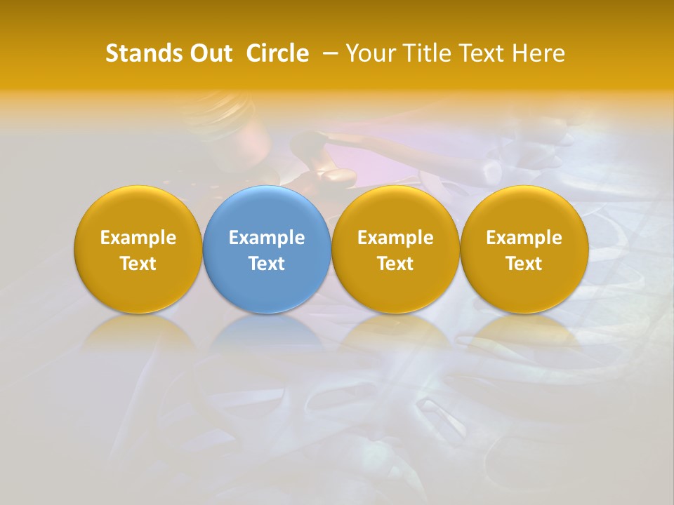 A Medical Powerpoint Presentation With A Highlighted Image PowerPoint Template