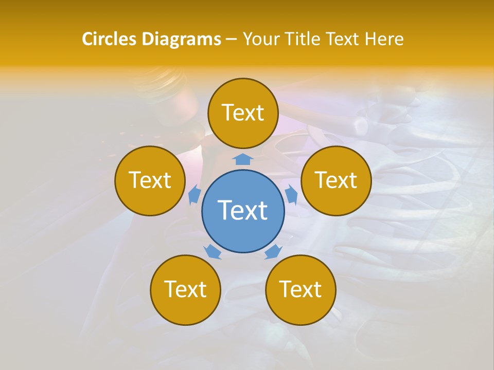 A Medical Powerpoint Presentation With A Highlighted Image PowerPoint Template