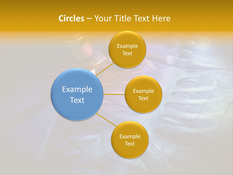 A Medical Powerpoint Presentation With A Highlighted Image PowerPoint Template