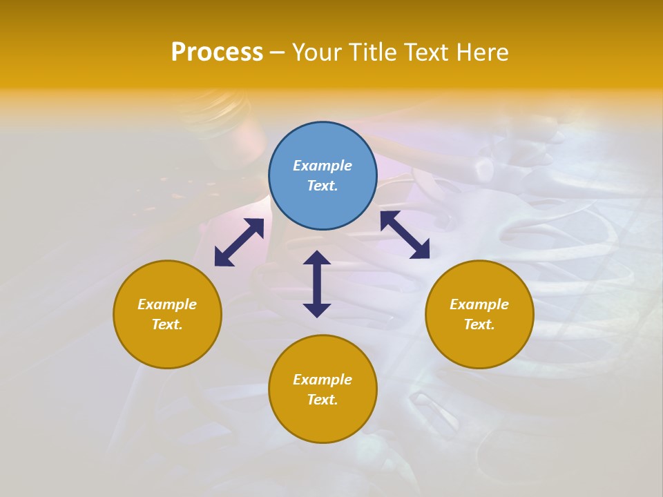 A Medical Powerpoint Presentation With A Highlighted Image PowerPoint Template