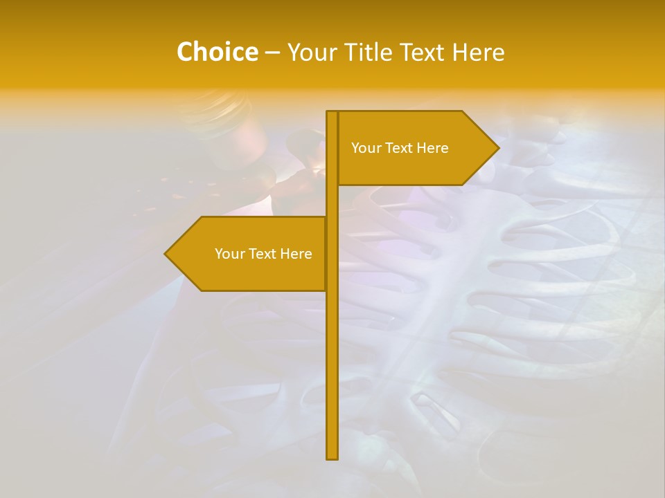 A Medical Powerpoint Presentation With A Highlighted Image PowerPoint Template