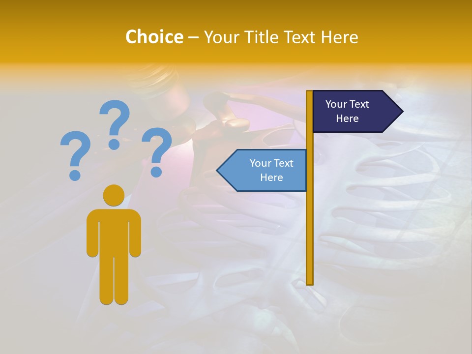 A Medical Powerpoint Presentation With A Highlighted Image PowerPoint Template