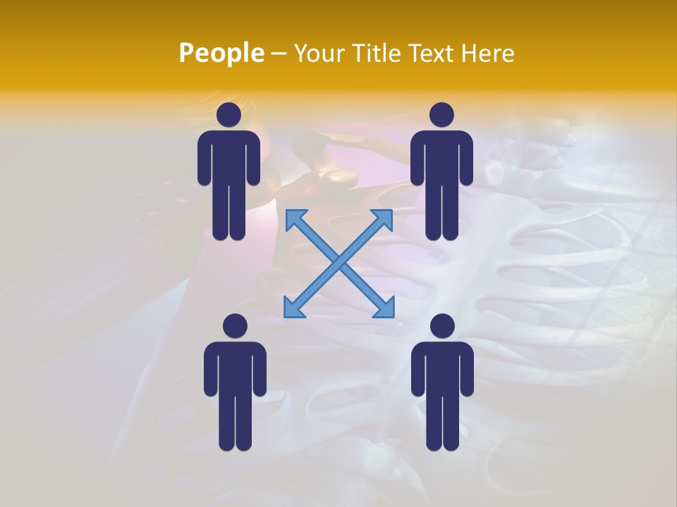 A Medical Powerpoint Presentation With A Highlighted Image PowerPoint Template