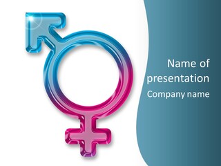 Clip Heteroual Trans PowerPoint Template