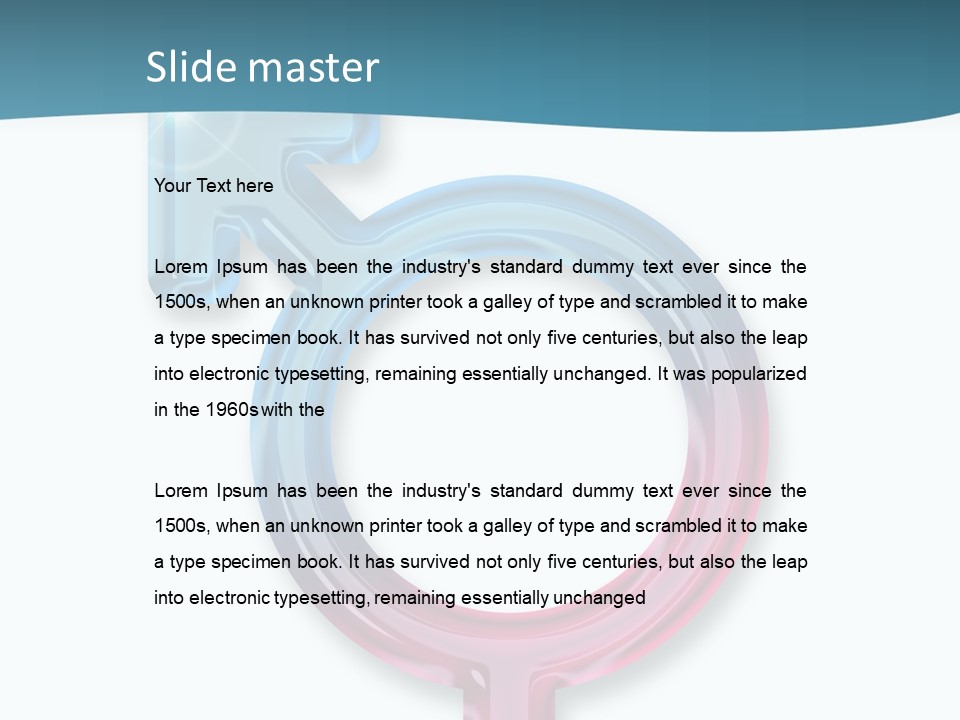 Clip Heteroual Trans PowerPoint Template