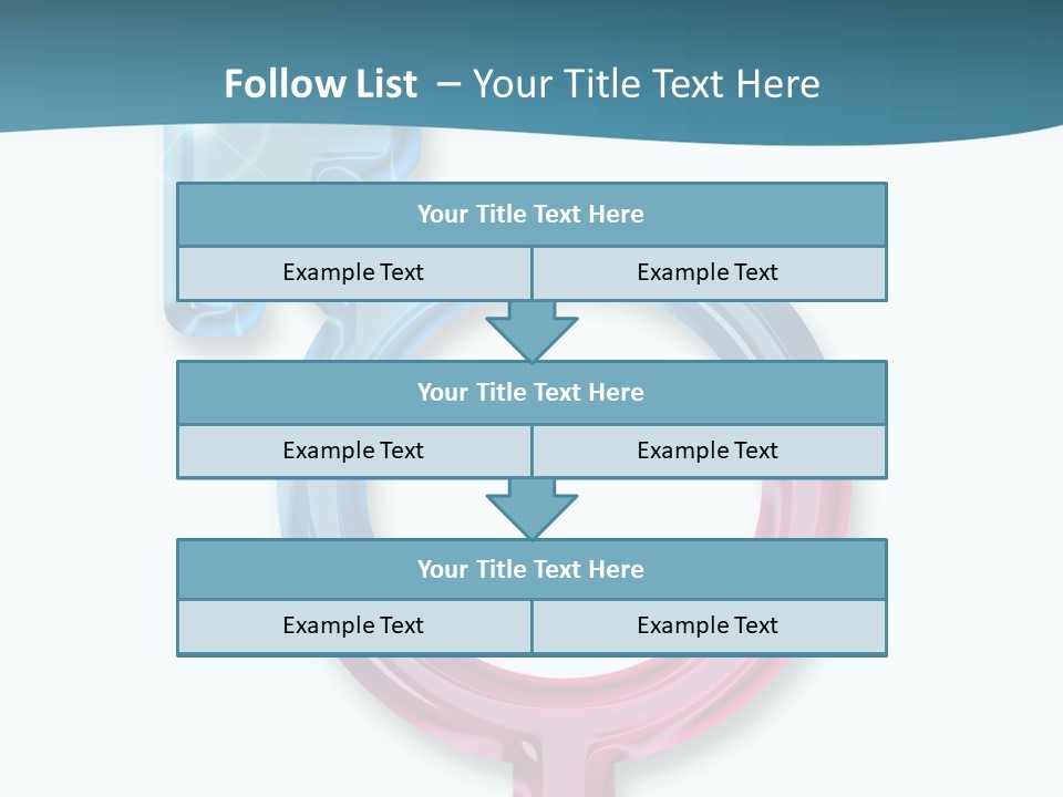 Clip Heteroual Trans PowerPoint Template